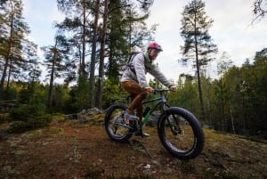 Stockholm: Fat Bike Forest Adventure with Lunch and Sauna