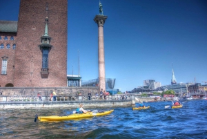 Estocolmo: passeio guiado de caiaque pela cidade e refeição opcional de verão