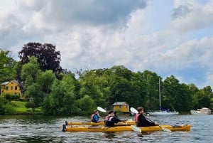 Stockholm : Visite guidée en kayak du palais royal de Drottningholm