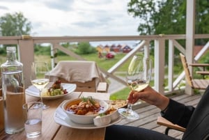 Helikoptertur i Stockholm med lunch på Grinda