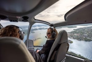 Helikoptertur i Stockholm med lunch på Grinda