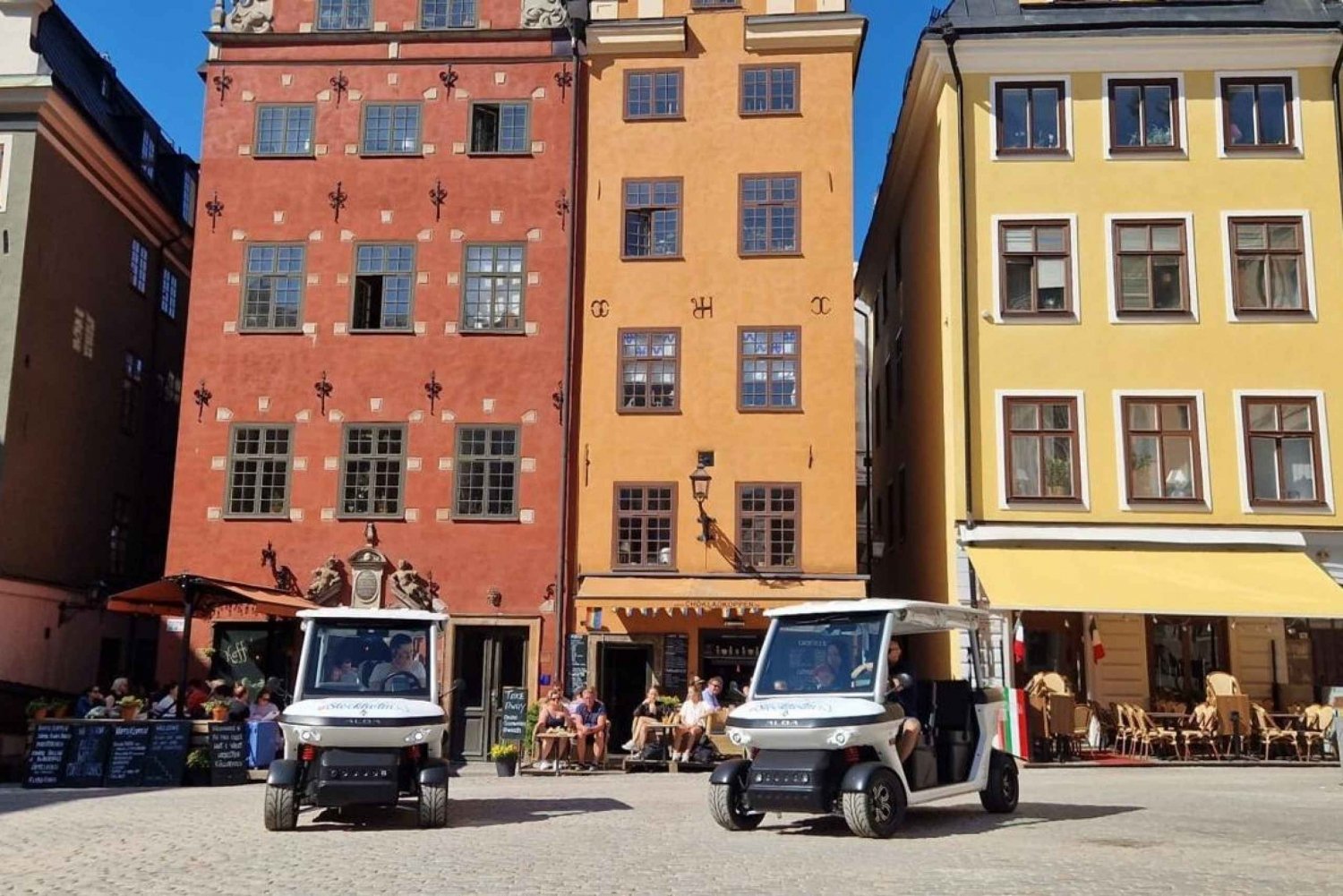 Stockholm Highlights by Private Golf Cart Tour