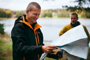 Stockholm : randonnée, déjeuner en forêt et flottaison en eau froide