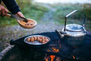 Stockholm : randonnée, déjeuner en forêt et flottaison en eau froide