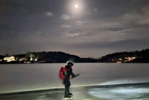 Stockholm: Ice Skating in the Moonlight with Hot Chocolate