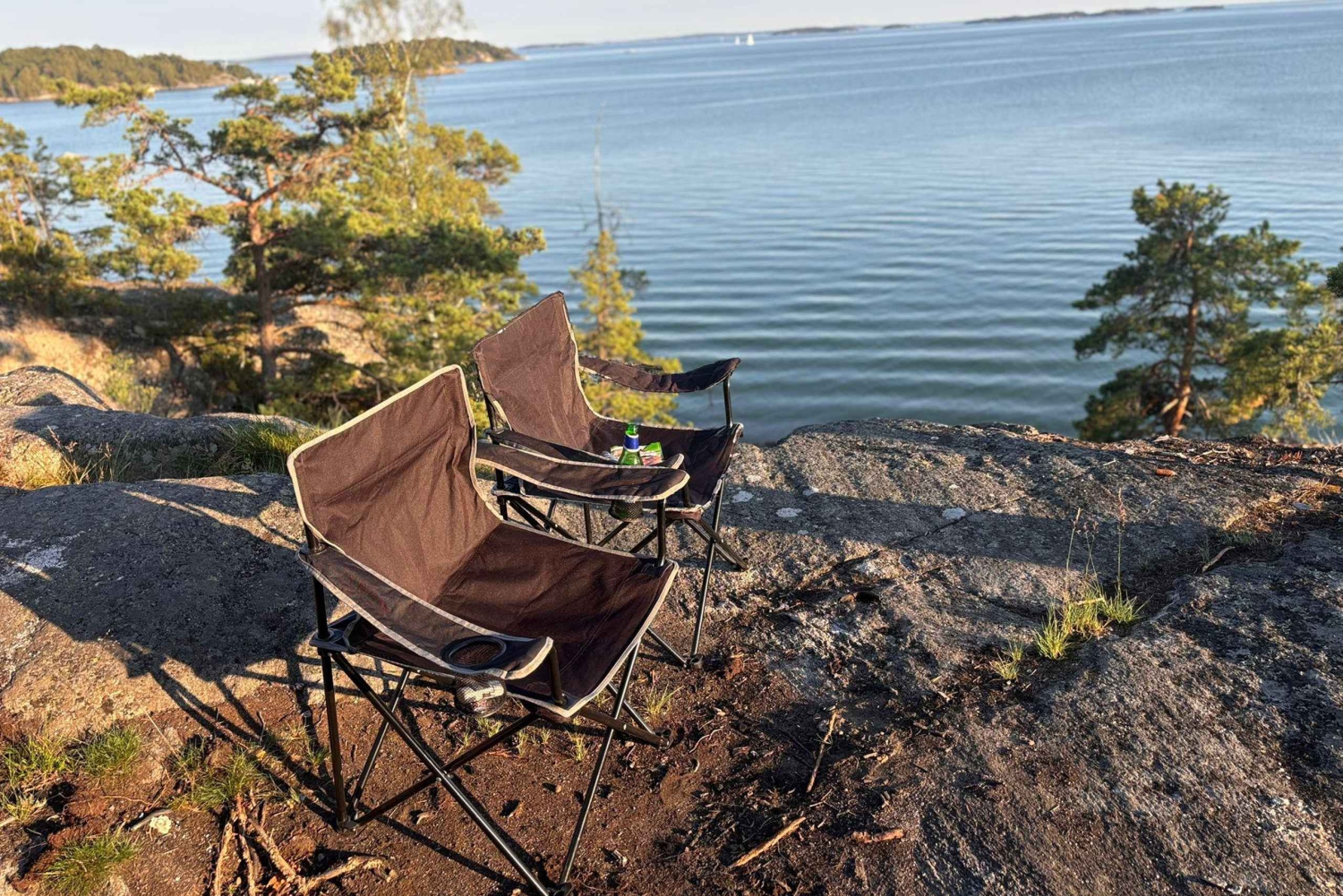 Stockholmer Natur: Tagescamping im Freien mit Lagerfeuer