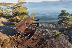 Stockholmer Natur: Tagescamping im Freien mit Lagerfeuer