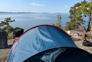 Stockholmer Natur: Tagescamping im Freien mit Lagerfeuer