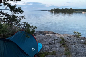 Stockholmer Natur: Tagescamping im Freien mit Lagerfeuer