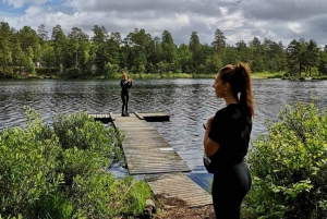 Stockholm: Nature Reserve Hiking Tour with Campfire Lunch