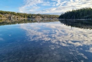 Stockholm: Nordic Ice Skating for begyndere på en frossen sø