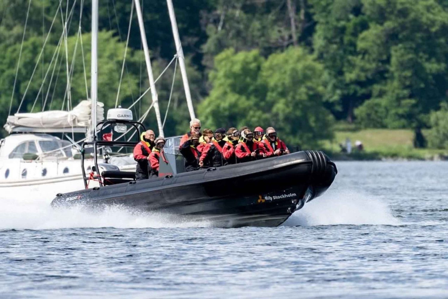 Stockholm : 2 heures de tour en bateau rapide (RIB) dans l'archipel