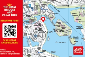 Stockholm: Kongebroer og kanalbåttur med lydguide