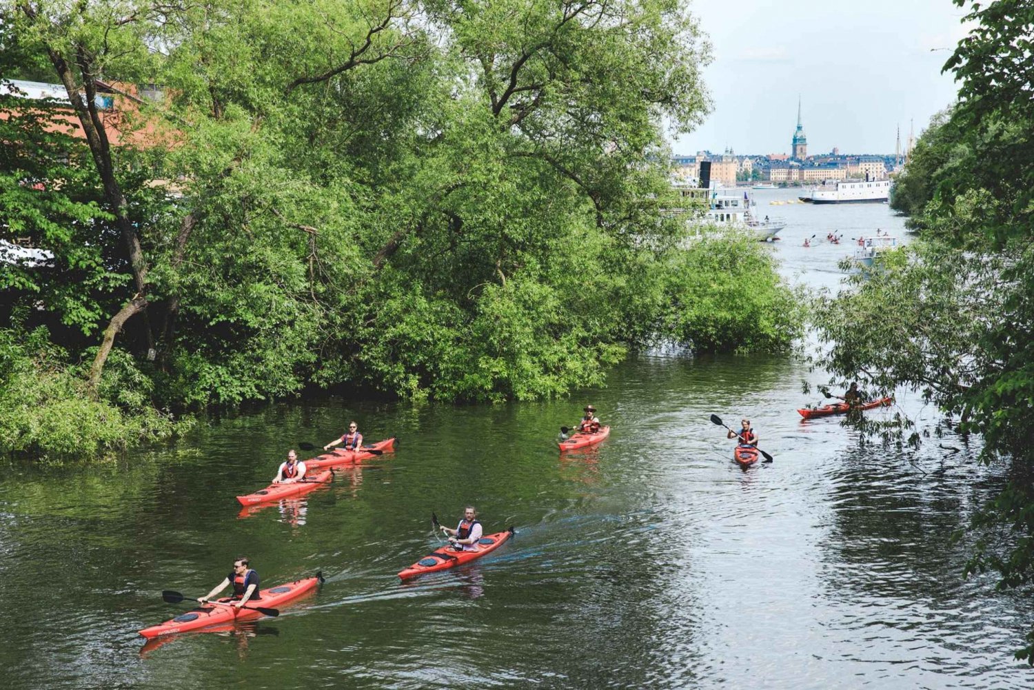 Estocolmo: Excursión autoguiada en kayak para 1 ó 2 personas