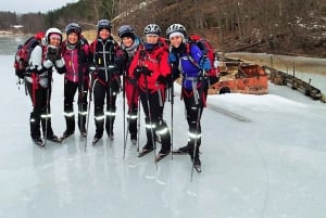 Stoccolma: tour introduttivo al pattinaggio sul ghiaccio naturale