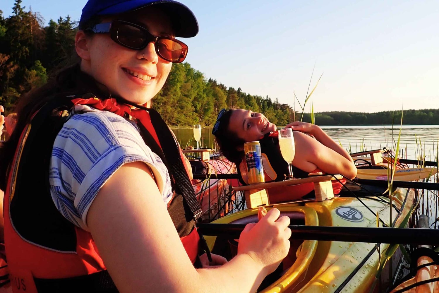 Kajak i Stockholm: Kajakpaddling i skärgården & Toast on the Water i solnedgången