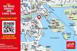 Stockholm: Royal Bridges & Canal Boat Tour with Audio Guide