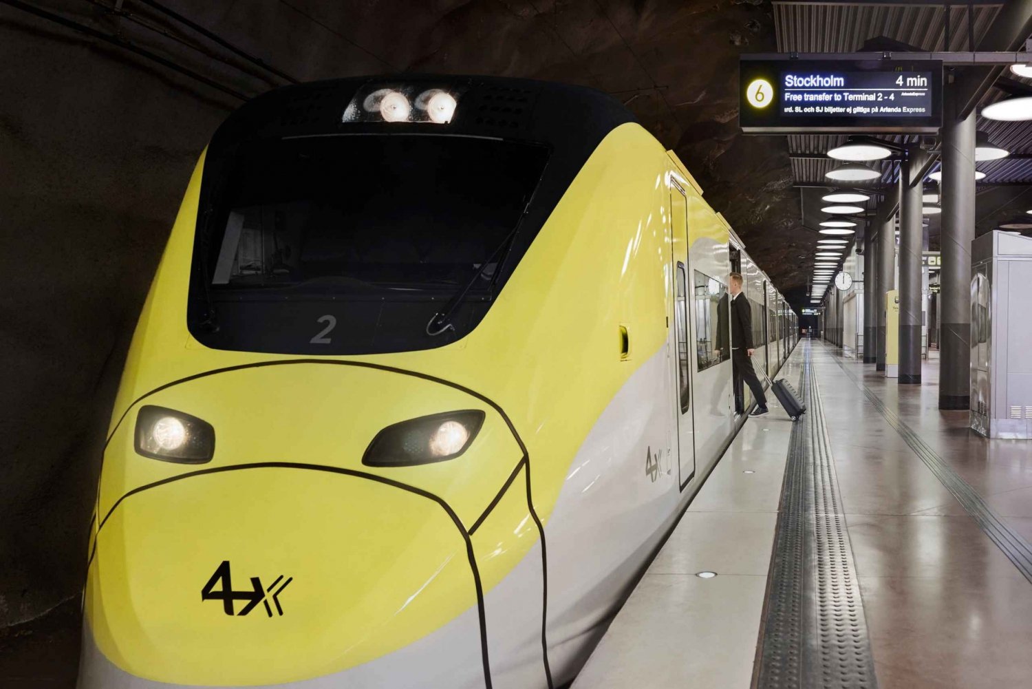 Stockholm: Zugtransfer zwischen der Stadt und dem Flughafen Arlanda