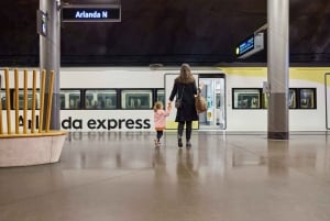 Sztokholm: Transfer pociągiem między miastem a lotniskiem Arlanda
