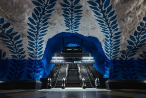 Stockholm: U-Bahn-Kunstfahrt mit einem lokalen Führer