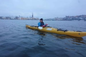 Stockholm: Winter-Kajaktour durch die Stadt