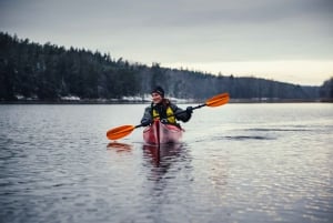 Winter Kayaking, Swedish Fika, and Hot Sauna