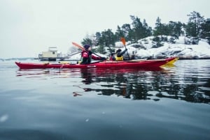 Winter Kayaking, Swedish Fika, and Hot Sauna