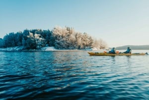 Sztokholm: Zimowy spływ kajakowy, szwedzka fika i gorąca sauna