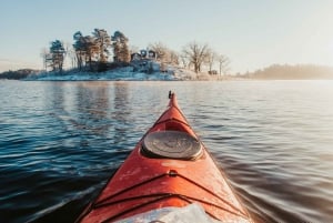 Stockholm: Vinterkajakpaddling, svensk fika och varm bastu