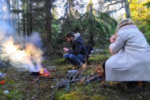 Stockholm: Winter Nature Hike with Campfire Lunch