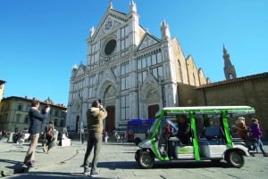 Florence: Eco-Friendly Golf Cart City Tour with Audio Guide