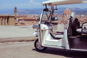 Florence: Eco-Friendly Golf Cart City Tour with Audio Guide