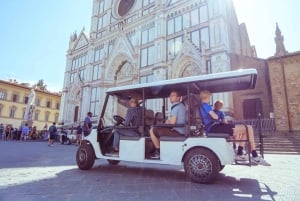 Florence: Eco-Friendly Golf Cart City Tour with Audio Guide