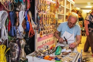 From Naples: Capri Guided Tour with Ferry Tickets & Minibus