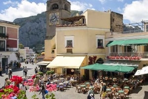 From Naples: Capri Guided Tour with Ferry Tickets & Minibus