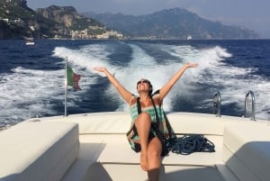 De Positano: Passeio de barco privado para Capri ou Amalfi