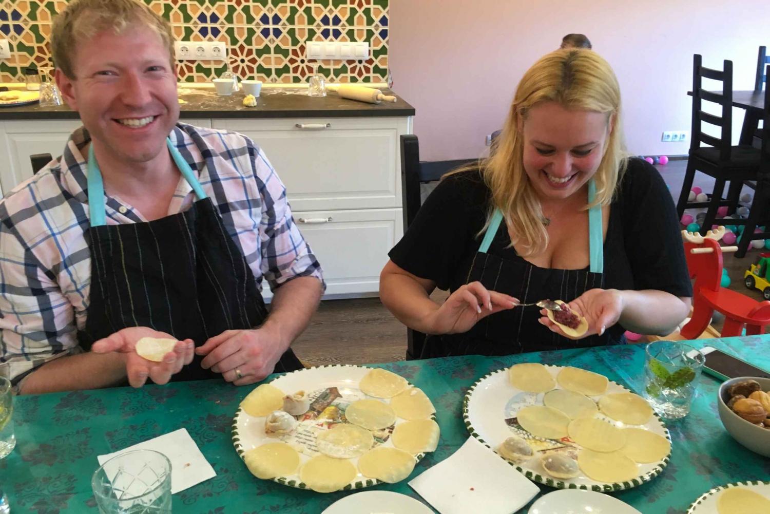 Pelmeni Cooking Class with Vodka and Food Tasting