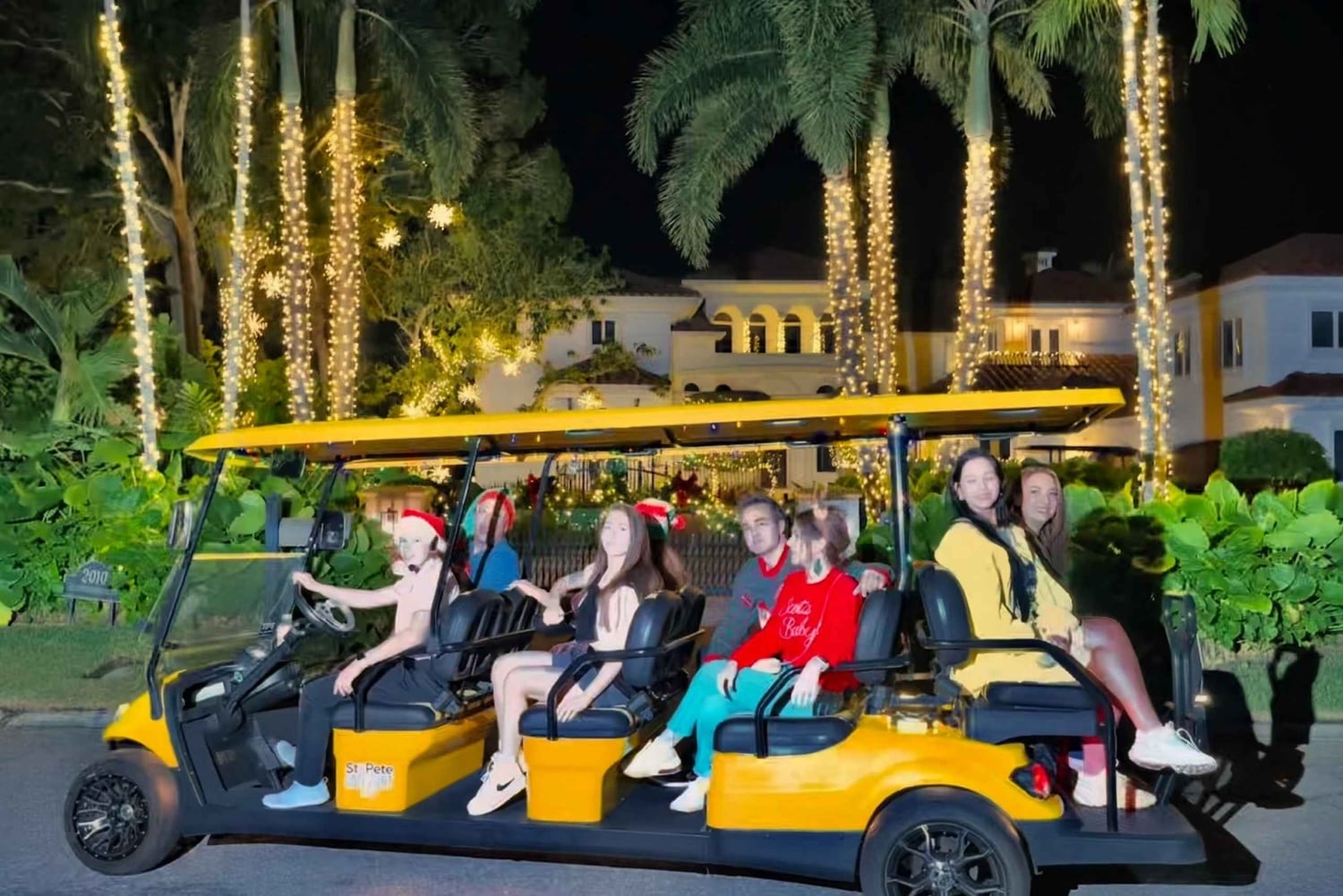 St. Pete: Weihnachtslichter-Tour im Golfcart