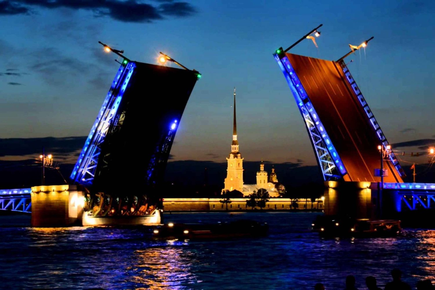 St. Petersburg: Night Cruise Peter and Paul Fortress Visit
