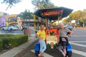 Trolley Pub Party Bike through St. Pete with Bar+Mural Stops