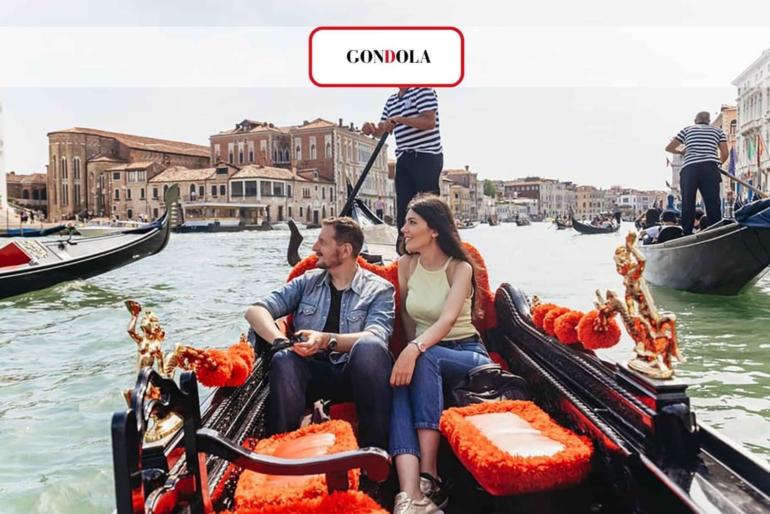 Venise : promenade en gondole sur le Grand Canal avec commentaire