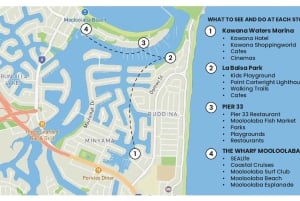 Mooloolaba: bilet powrotny na prom Hop-On Hop-Off