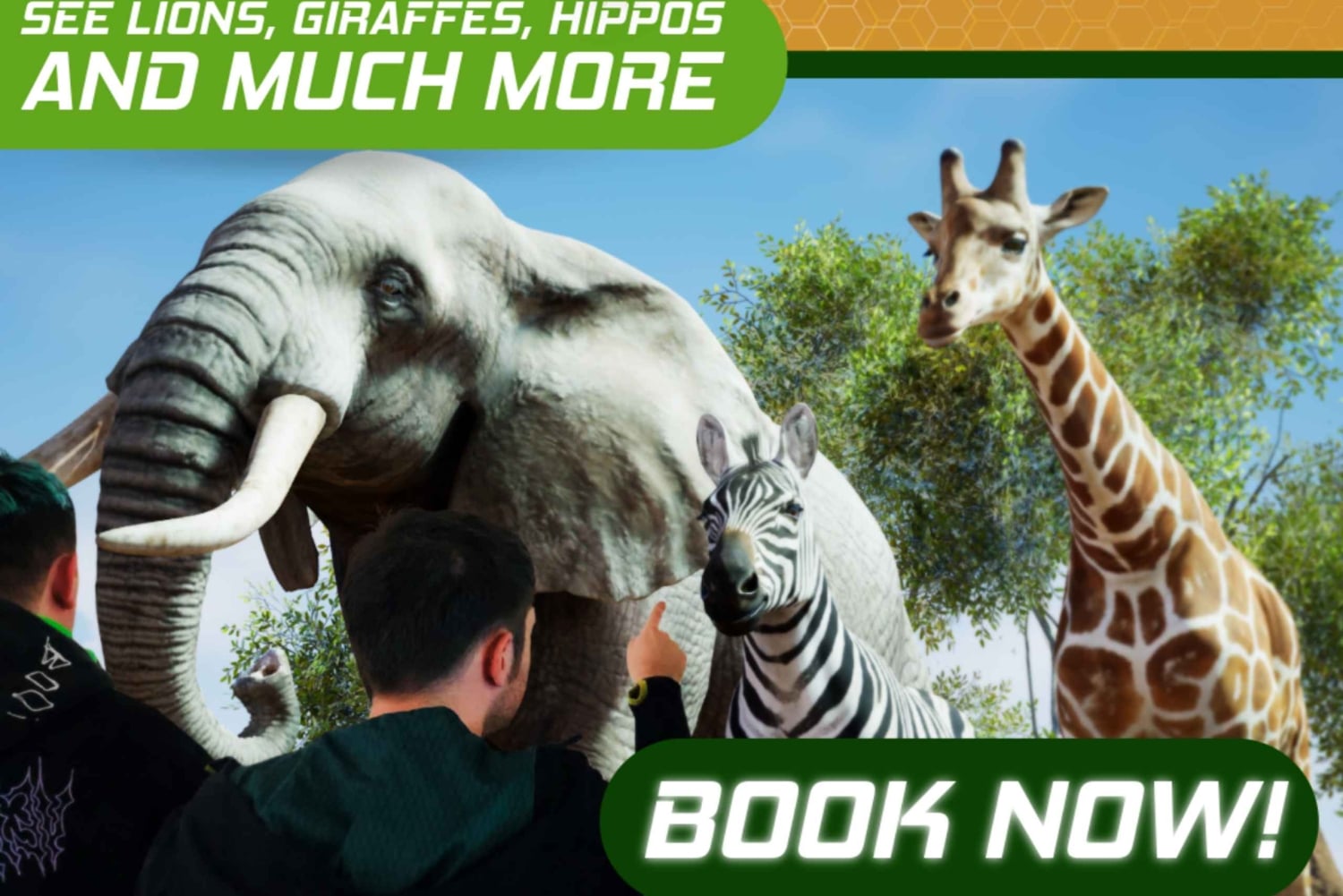 Sunshine Coast: Hologram Zoo Africa Adventure