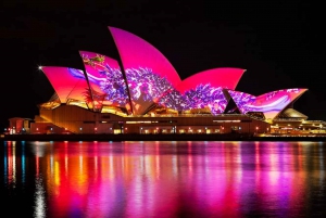 Sydney: 1.5 Hour Vivid Harbor Cruise with Antipasto