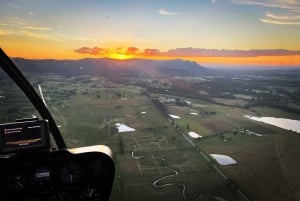Volo panoramico in elicottero di 1 ora e 45 minuti nella Hunter Valley