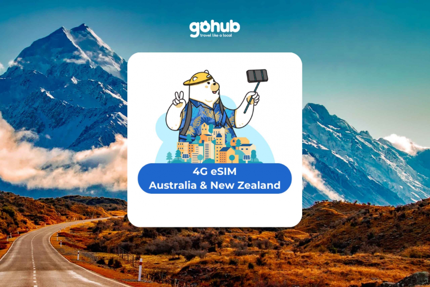 Australië & Nieuw-Zeeland: eSIM Mobiele Data 3/5/7 dagen