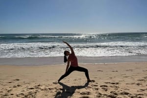 Beach yoga in Manly
