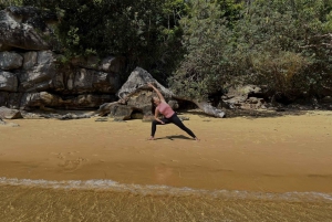 Beach yoga in Manly