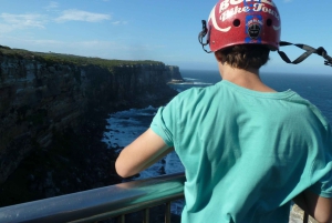Fantastisk sykkeltur og solnedgangscruise på Manly Beach