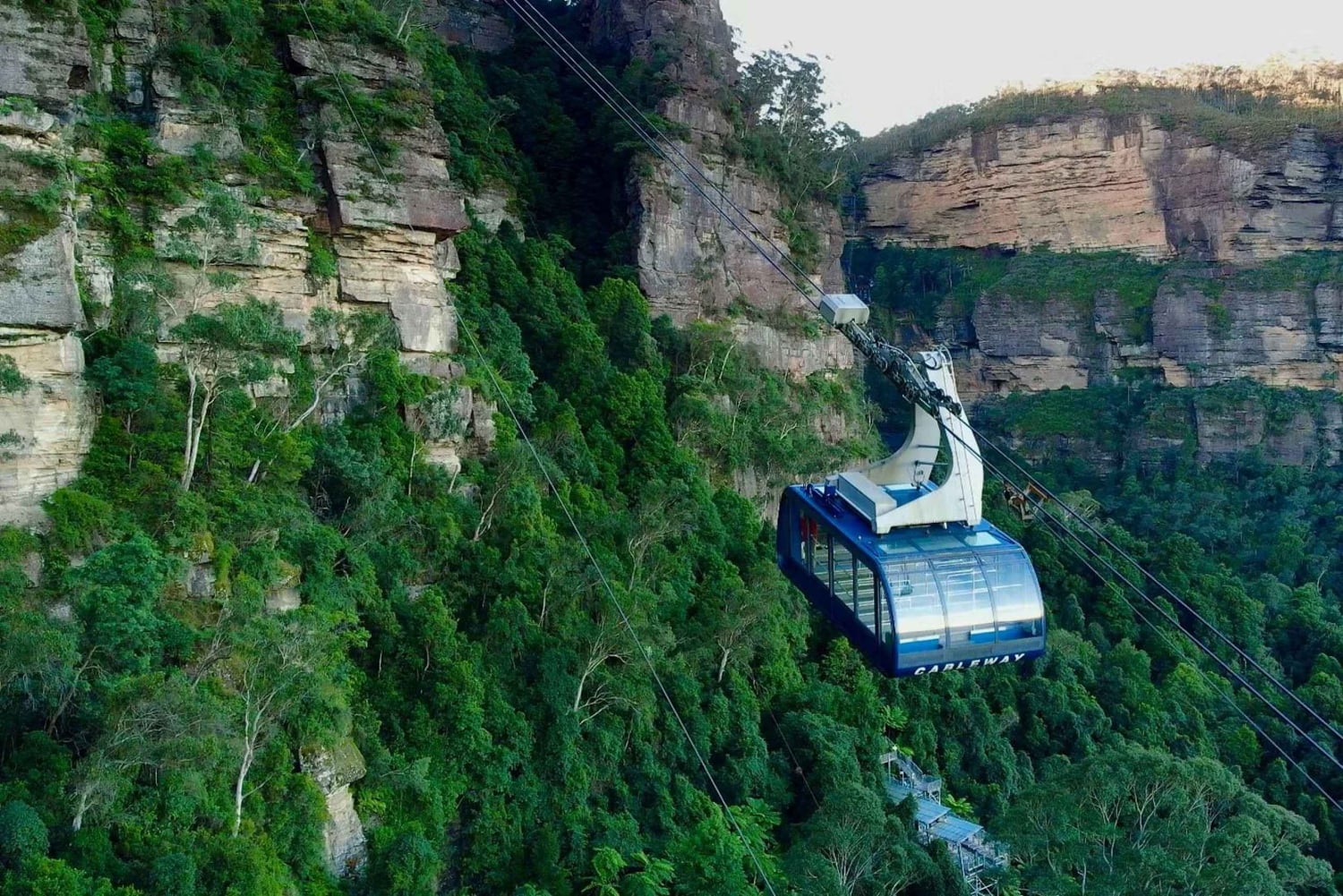 Fra Sydney: Dagstur i Blue Mountains og Hop-on, Hop-off-tur